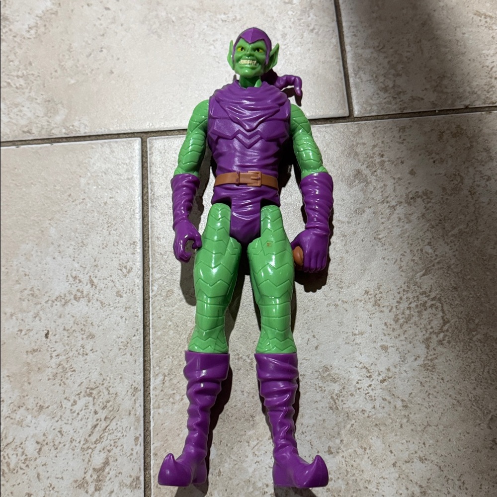 Green and Purple Action Figure